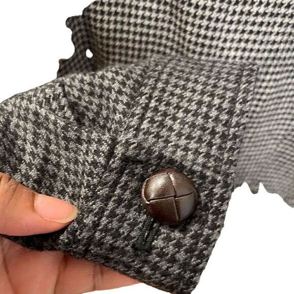 J. Crew Women’s Jacket Blazer Safari Academia Cropped Houndstooth SAMPLE Size 6 - Picture 4 of 7